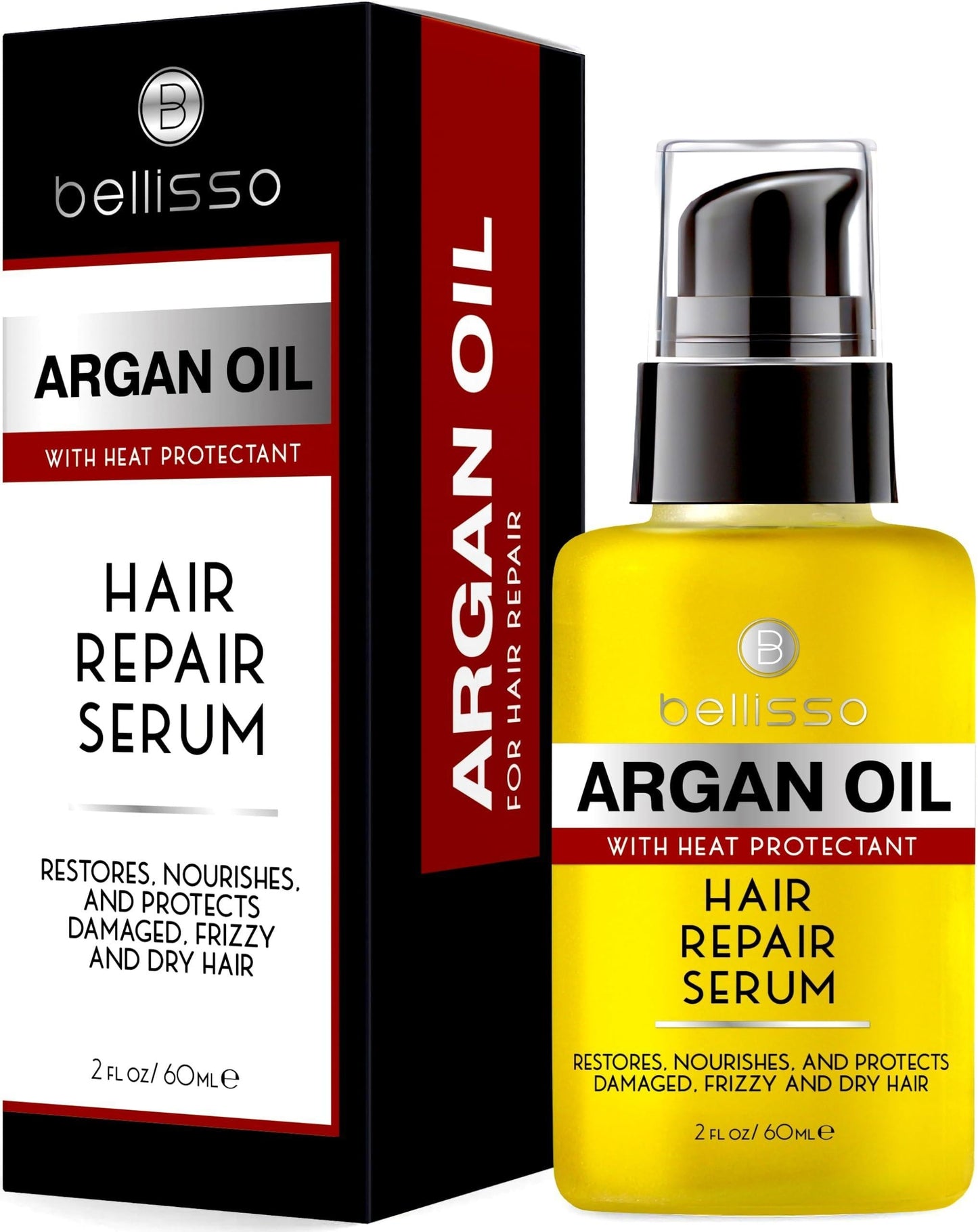 Moroccan Argan Oil Serum 2 Fl Oz Frizz Control Hair Care Moisturizer Treatment